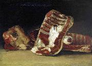 Francisco de Goya A Butchers Counter oil on canvas